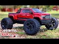 I wrecked it  arrma big rock crew cab 6s first run on 4s  stock