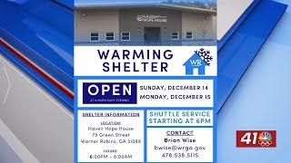 Warming shelter set to open soon - YouTube