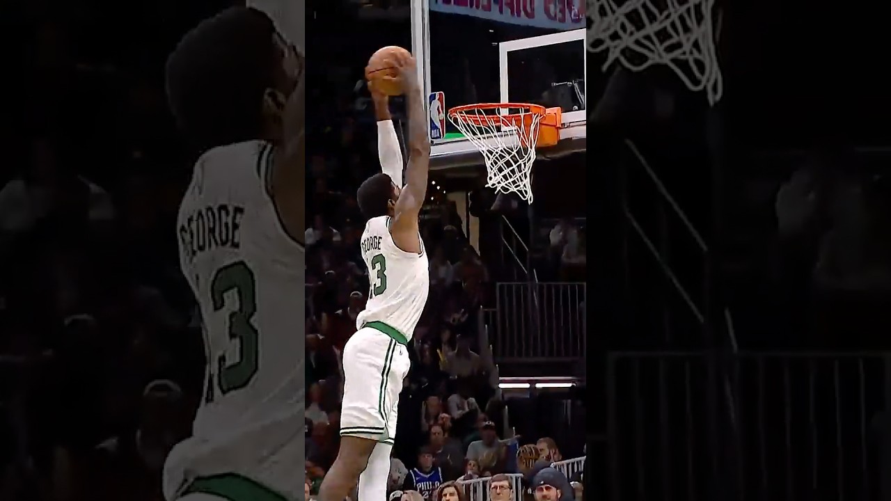 PG13 getting it done at both ends 👏 #celtics #nba #shorts