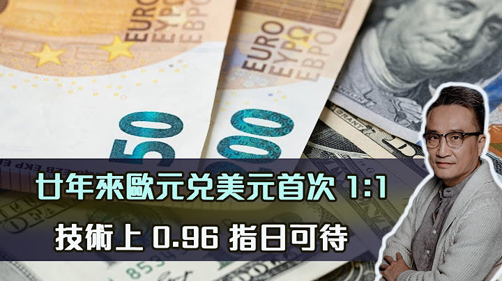 廿年来欧元兑美元首次1:1；技术上0.96 指日可待｜18Jul2022 - 天天要闻