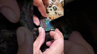 Moss Agate Cabochon Making 💎 | Satisfying Stone Cutting & Polishing #art #shorts