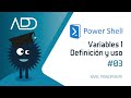 PowerShell 💻  Curso Gratuito - 3  - Variables: definición y uso 🖥️  Aprende SISTEMAS OPERATIVOS