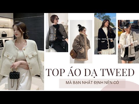 Video [Shopee haul] TOP ÁO DẠ TWEED, LÔNG CỪU - youtube
