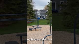 Facilities for exercise in a playground | Moody Walk in Mississauga