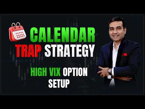 High VIX Option Strategy | Best Volatility Trading Strategy | Calendar Trap Options Strategy