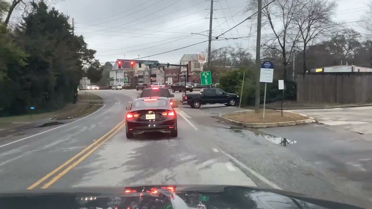 Drive with me from my new home to A Mexican restaurant called Barberitos!