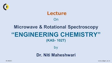 ENGINEERING CHEMISTRY LECTURE 12 