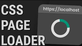 Loader With Html And Css Web Designing