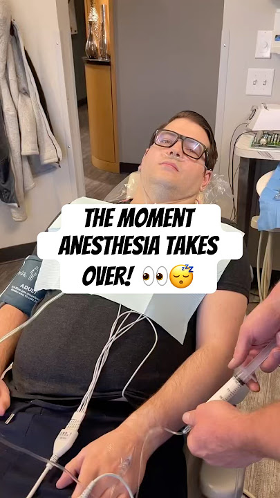 Anesthesia At The Dental Office Watch Him Fall Asleep