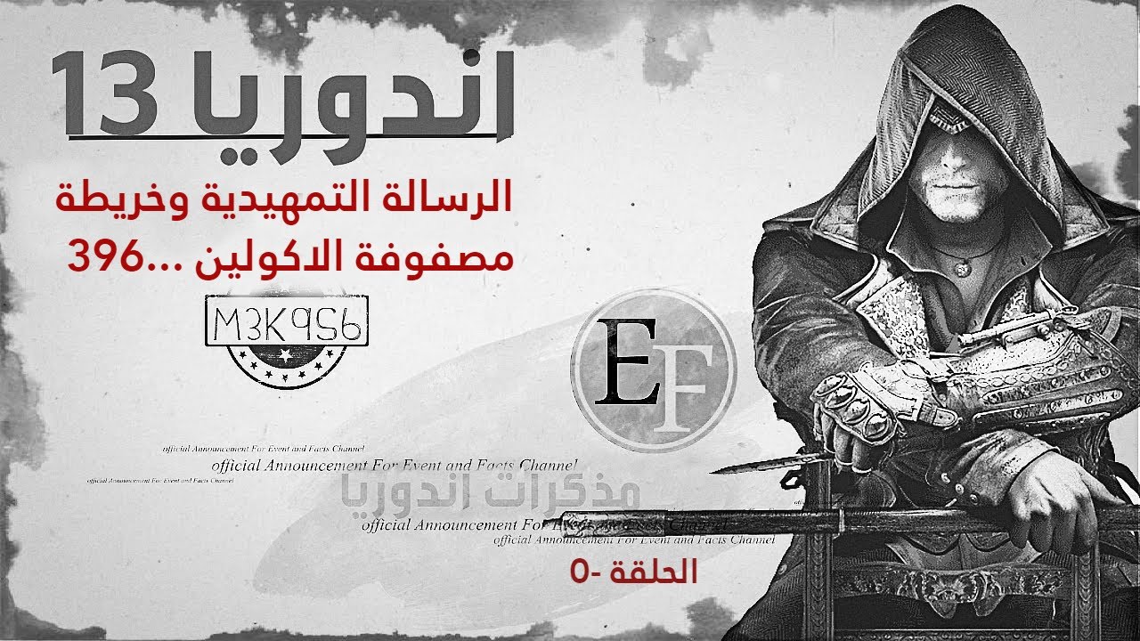 الرسالة التمهيدية وخريطة مصفوفة الاكولين | اندوريا 13 — Transcript