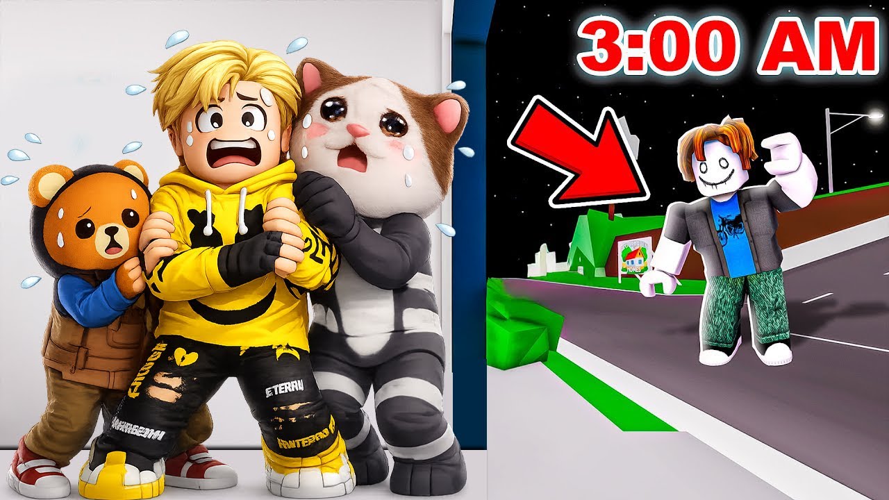 فيلم روبلوكس : تحذير❗الكانيش بيشاورلك الساعة 3 الفجر اوعى تقرب منه في بروكهافن 😨👻+ تحديث البالون🪂