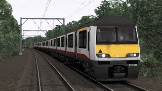 Train Simulator Classic - 12 Coach Class 321 Departing Witham For London Liverpool Street.