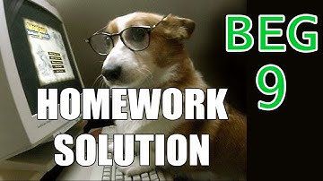 |Homework 9| Beginner C++ Game Programming
