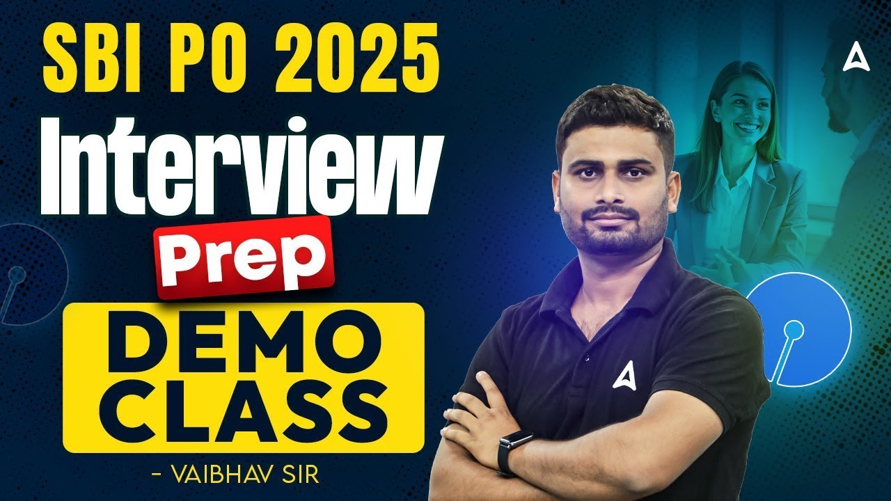 SBI PO 2025 Interview Preparation | Free Demo Class for Final Stage | By Vaibhav Sir