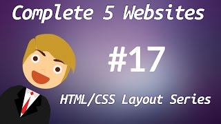 Learn HTML & CSS Complete 5 Websites : Tutorial-17