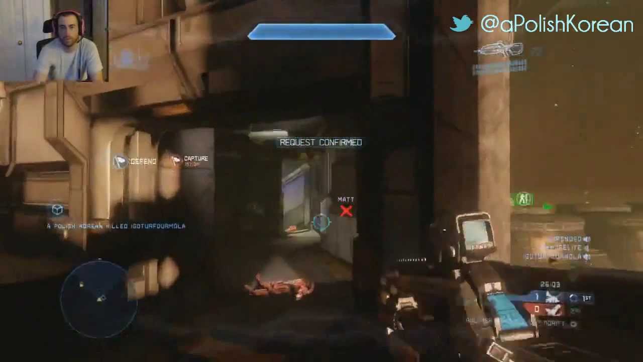 Halo 4 | Rocket + Hardlight Shield Suicide [FAIL]