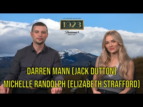 Darren Mann (Jack Dutton) & Michelle Randolph (Elizabeth Strafford) talk 1923 Season 2