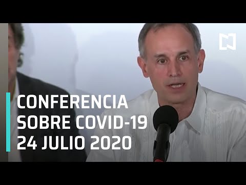 Conferencia Covid-19 en México - 24 julio 2020