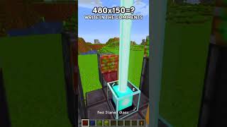 Minecraft Disco Night Life Beacon Light Hack🤯🌈 (Die With a Smile) #minecraft #shorts