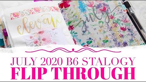 B6 Stalogy Flip through (July 2020)