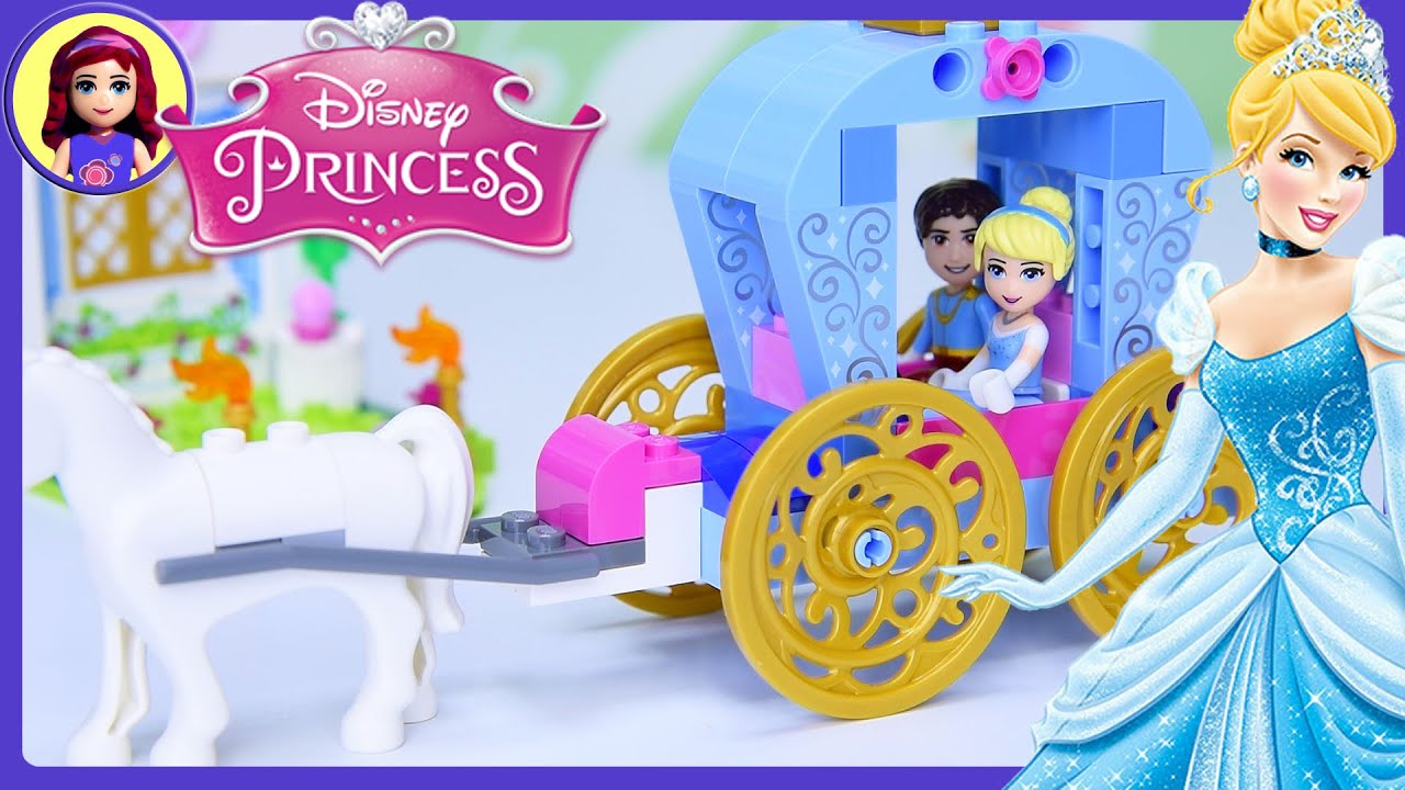 længst Il forbruge LEGO Juniors Disney Princess Cinderella's Carriage Build Review Silly Play  - Kids Toys - YouTube