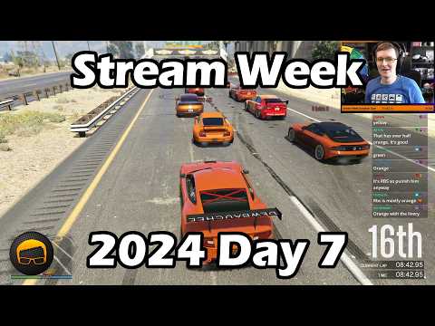 Stream Week 2024 Day 7! Finale! GTA Racing, Gfred & Giveaway Drawings