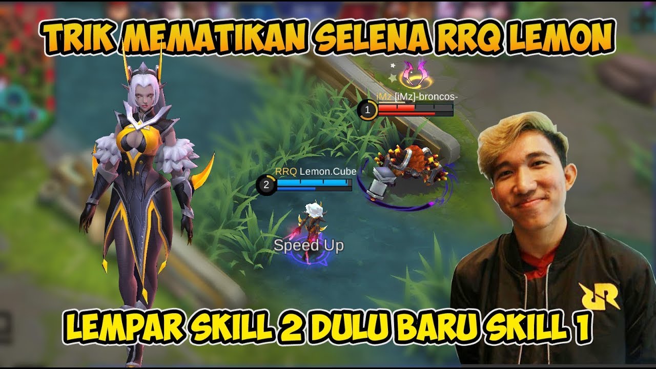 Trik Mematikan! Selena RRQ Lemon Emang Paling Unik Lempar Skill 2 Dulu Baru Skill 1