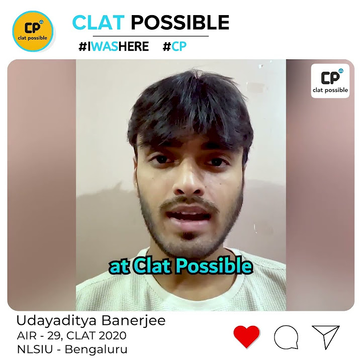 I Was Here Udayaditya Banerjee AIR 29 In CLAT 2020 NLSIU Bangalore nlsiu-bangalore-cji-chandrachud-highlights-persistent-gender-pay-gap