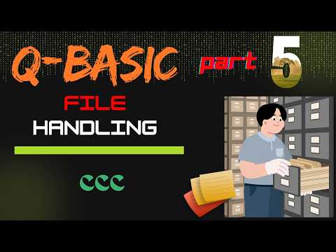 QBasic file handling (APPEND & READ mode) #codecoffeecircuit #programming #youtube #fyp #education