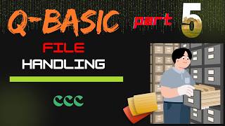 QBasic file handling (APPEND & READ mode) #codecoffeecircuit #programming #youtube #fyp #education