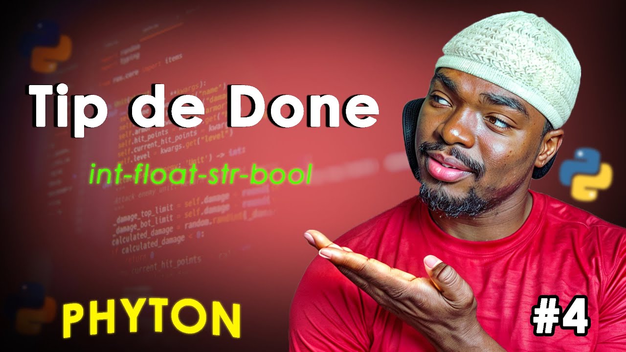 Tip Done nan Python an Kreyòl | int, float, string, boolean | Egzèsis | kou #4