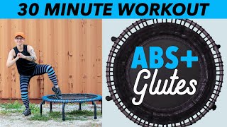 Part 2 Abs & Glutes 30 Minute Trampoline Rebounder Workout MELLOW Music 120bpm