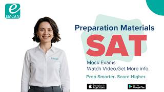 Digital SAT Preparation Materials & Mock Exams | Prepare Smart | Score 1500+ | Emcan Institute App