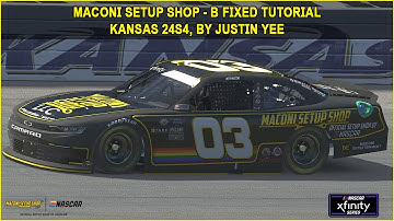 iRacing B-Fixed Xfinity Kansas Guide to Qualifying and Race 24S4