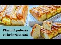 PLĂCINTĂ PUFOASĂ cu brânză sărată || Savory Cheese pie (with homemade dough) || ❤ Dulcinele ❤