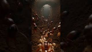 Inside an Ant Colony POV 🐜 Camera on an Ant Finds the Queen