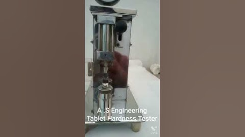Tablet Hardness Tester