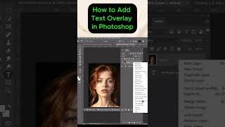 Learn to add engaging text overlay effects in Photoshop