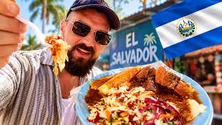 Trying STREET FOOD in El Salvador 🇸🇻