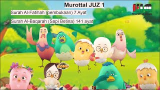 Murottal juz 1 - Ustad Hanan Attaki dengan animasi anak film anak si ayam lucu como screenshot 3