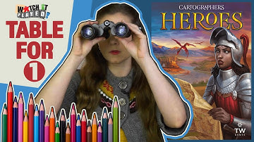 Cartographers Heroes - "Does anyone have an eraser?!" - Table For 1