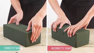 How To Soak Floral Foam by Koch & Co