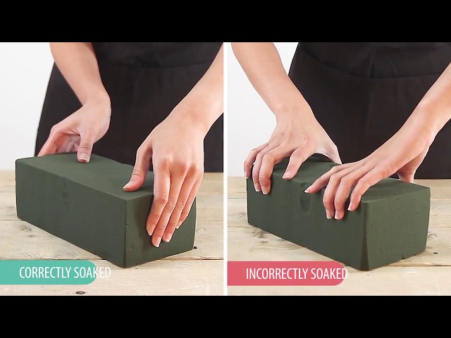 How To Properly Soak Wet Floral Foam 