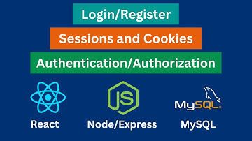 React and Node Authentication and Authorization with Session and Cookies; Login/Register Pages