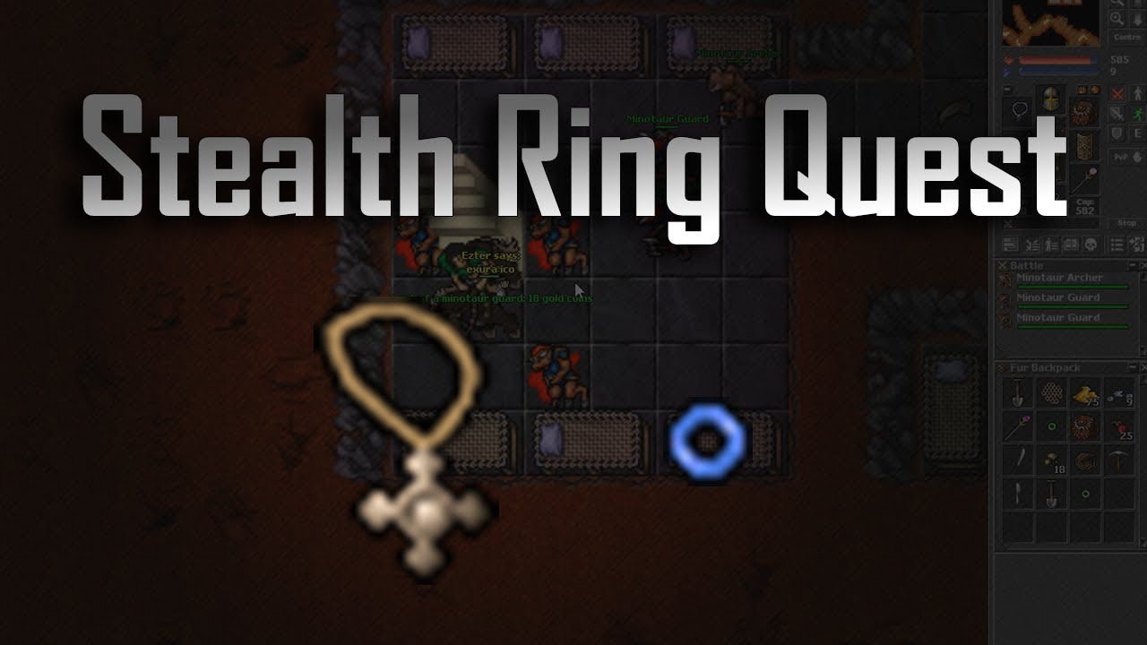 Stealth Ring Quest, TibiaWiki