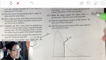 AP Statistics Chapter 2 Practice Test Review Problems