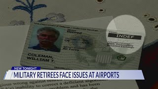 Retired Air Force Colonel pens Pentagon over military retiree IDs reportedly flagged by TSA computer
