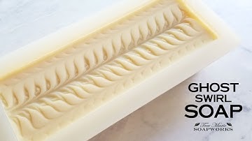 Ghost Swirl Cold Process Soap (Technique Video #29) Soap Challenge, October, 2020