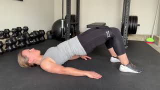 Glute Bridge with Hip Band