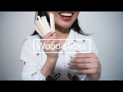 [Kor] 나무스틱 asmr | wood sticks asmr